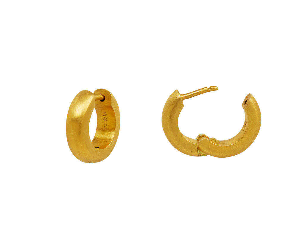 Miniature Signature Hoop Earrings