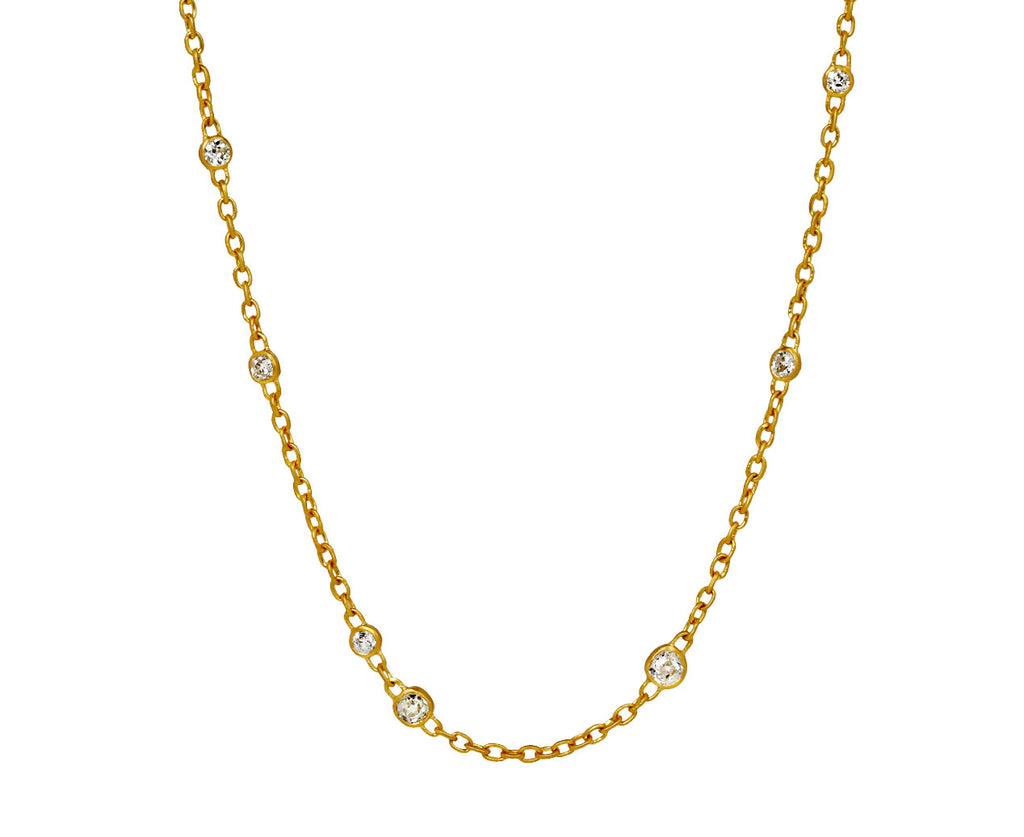 Diamond Mini Fairy Chain Necklace