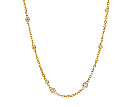 Diamond Mini Fairy Chain Necklace