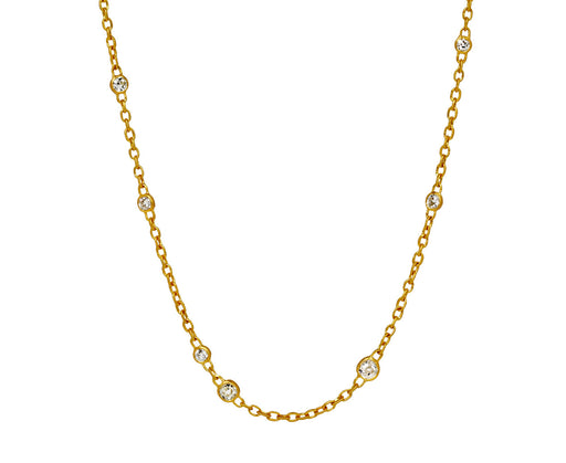 Diamond Mini Fairy Chain Necklace