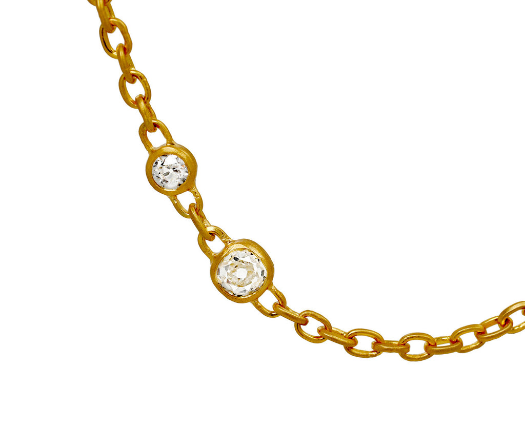 Diamond Mini Fairy Chain Necklace