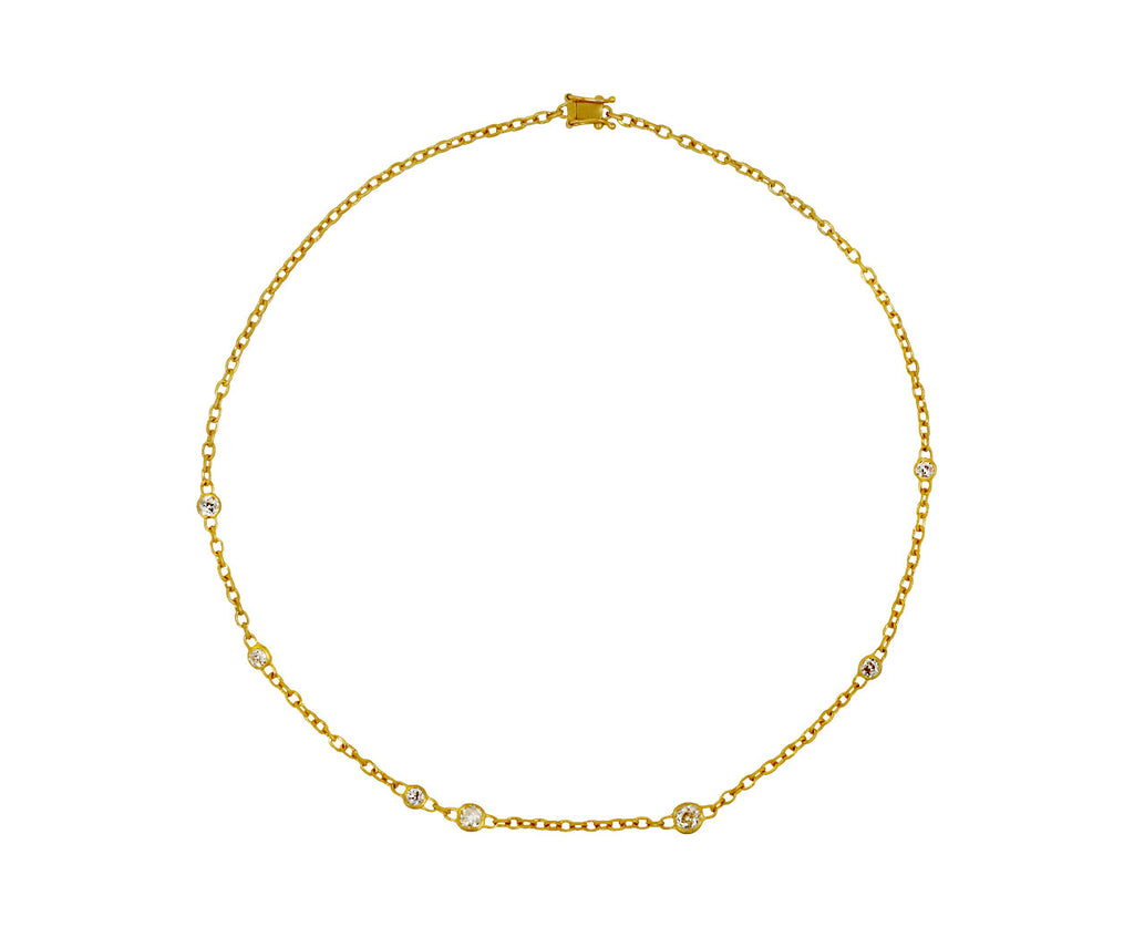 Diamond Mini Fairy Chain Necklace