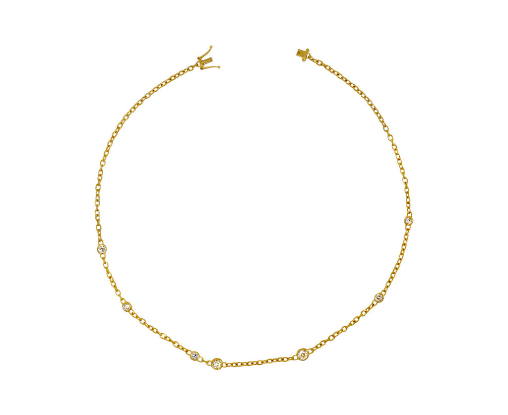 Diamond Mini Fairy Chain Necklace