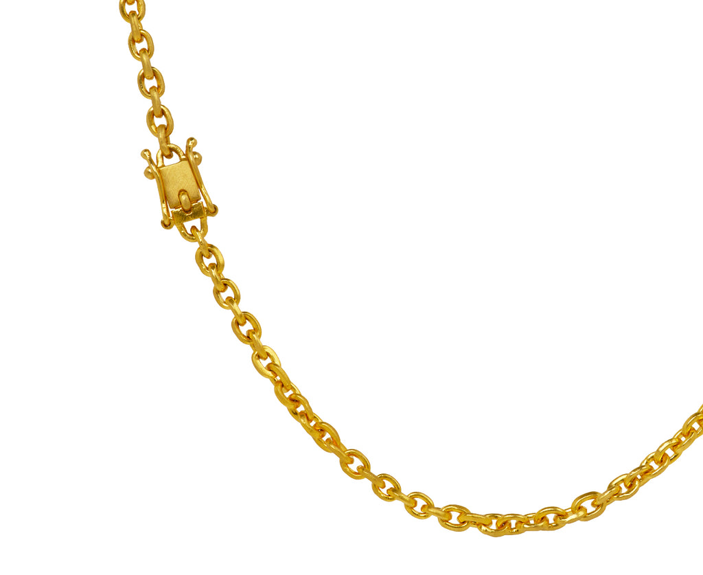 Triple Pear Shaped Diamond Drop Fairy Chain Necklace