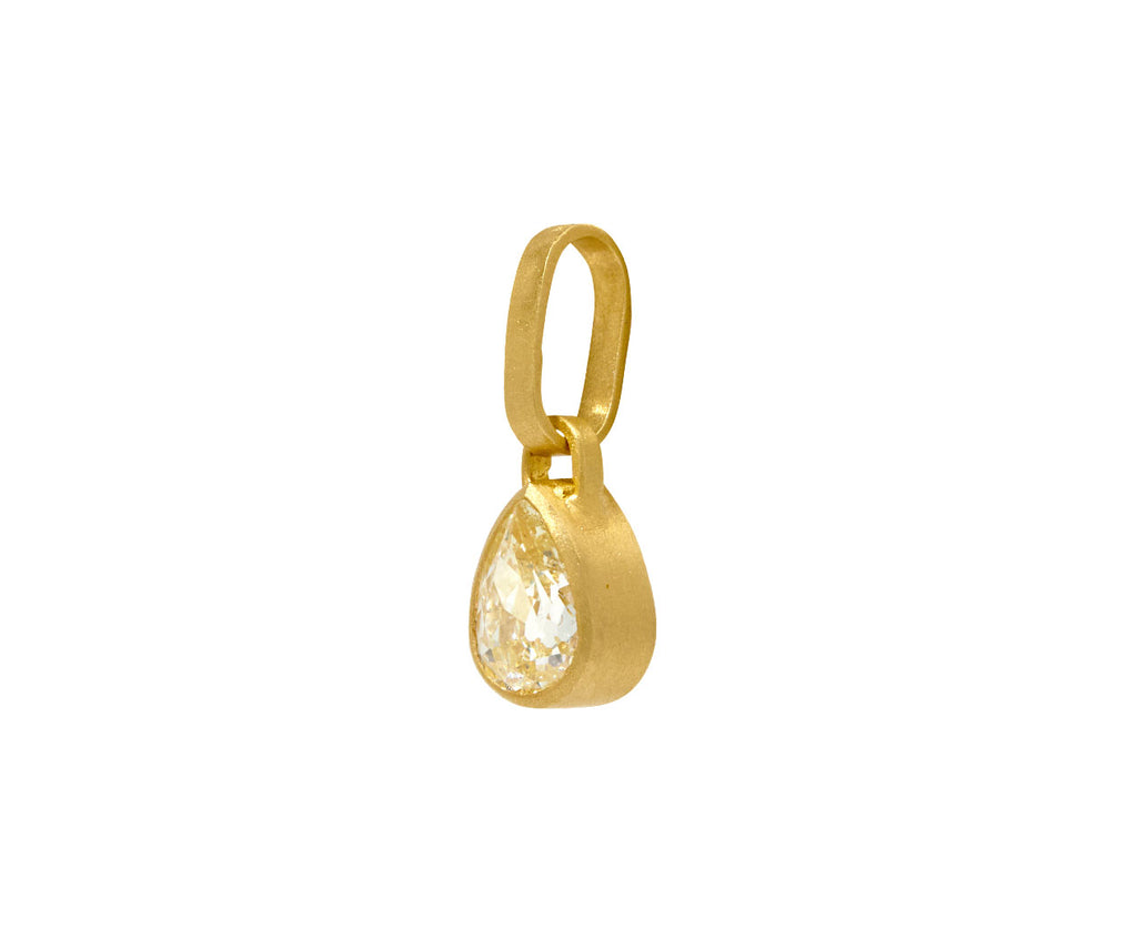 Chubby Pear Shaped Diamond Pendant ONLY