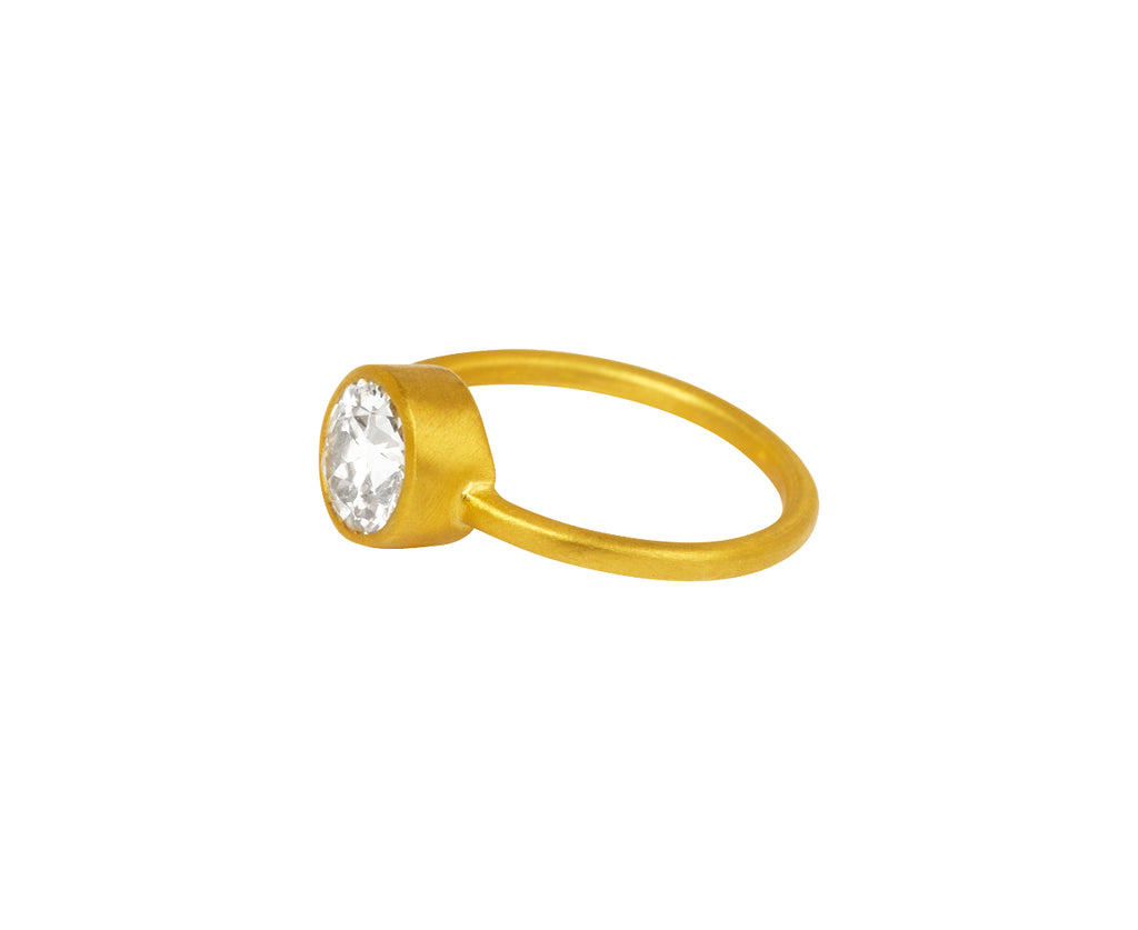 Old European Cut Diamond Gem Dairy Band Ring