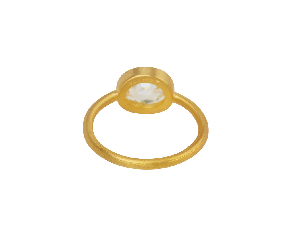 Oval Diamond Gem Fairy Band Ring