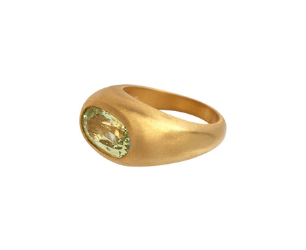 Chrysoberyl Gem Signet Ring