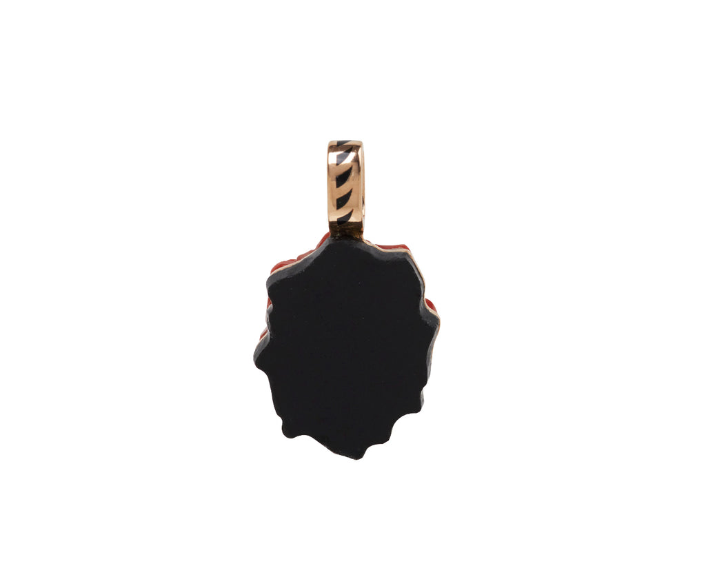 Dezso Coral Barnacle and Diamond Pendant ONLY - Back View