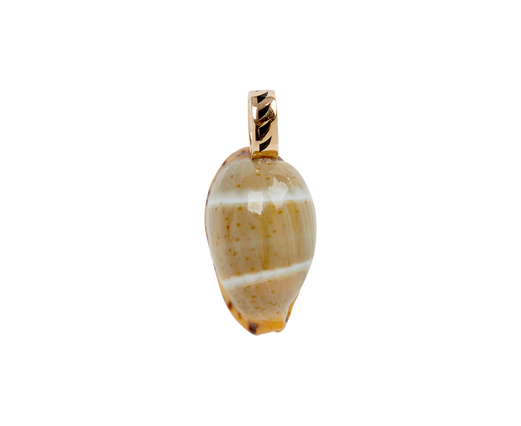 Dezso Natural Cowry Orange Sapphire Pendant ONLY - back