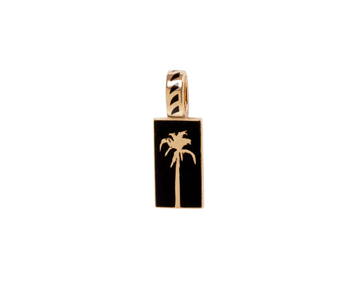 Dezso La Palmera Black Enamel Charm Pendant ONLY
