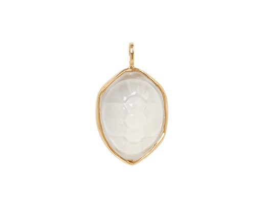Dezso Carved Agate Turtle Pendant ONLY