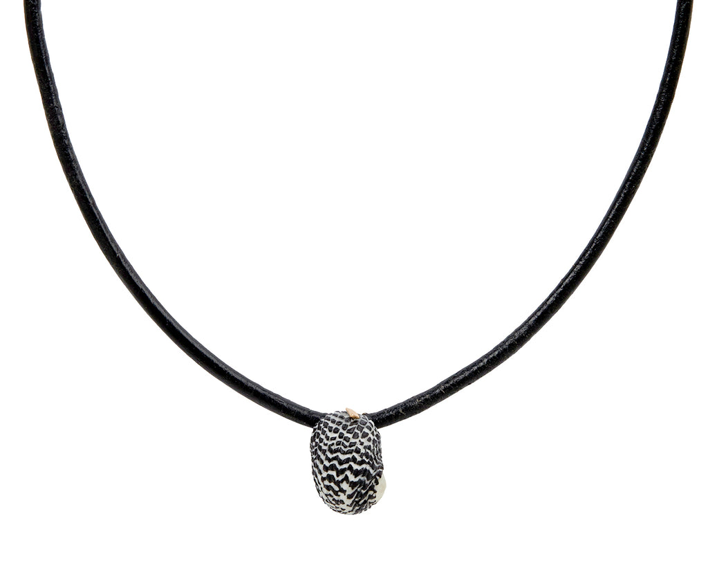 Dezso Natural Turbo Shell Pendant ONLY - on cord