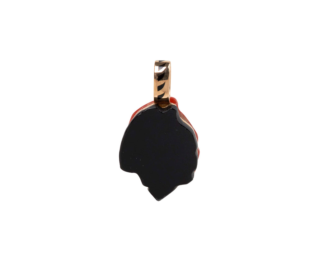 Dezso Coral Shell Pendant ONLY - Back View