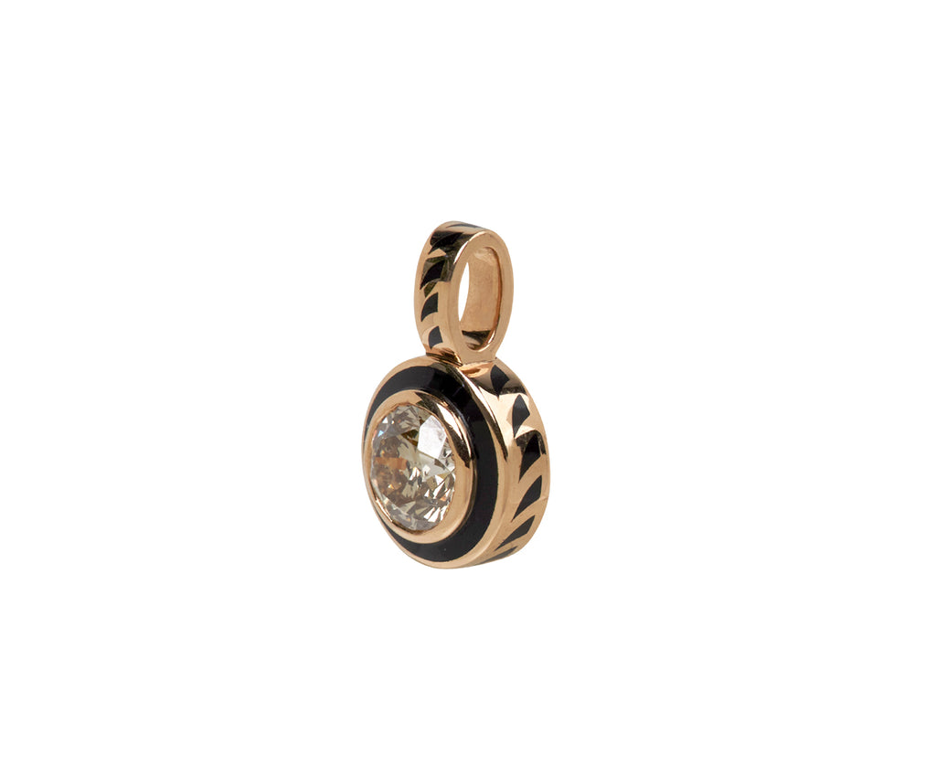 Dezso Diamond Pendant ONLY - Angled View