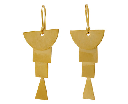 Jane Diaz 4 Shapes Cascade Earrings