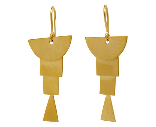 Jane Diaz 4 Shapes Cascade Earrings