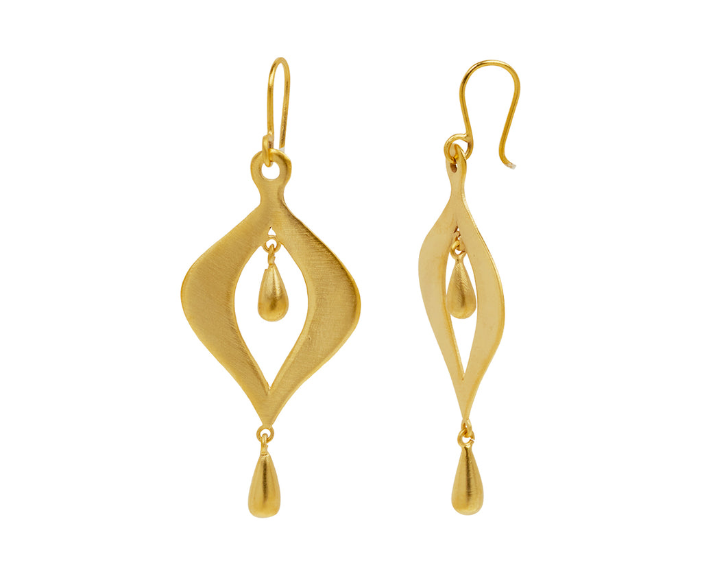 Jane Diaz Alhambra Drop Earrings - Angled View
