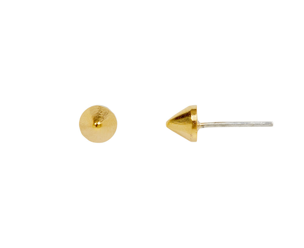 Jane Diaz Cone Stud Earrings - side