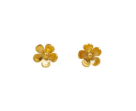 Jane Diaz Tiny Daisy Stud Earrings