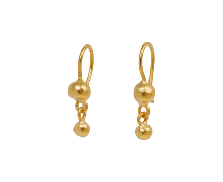 Jane Diaz Tiny Ball Drop Earrings