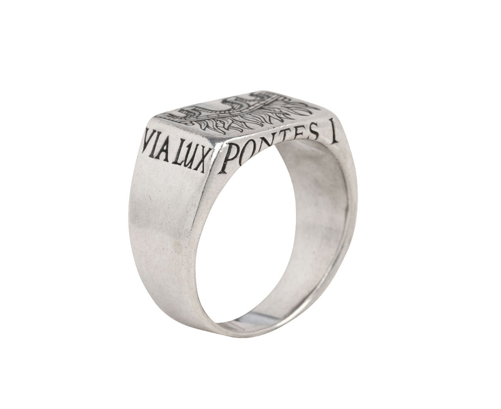 Burning Bridges Signet Ring