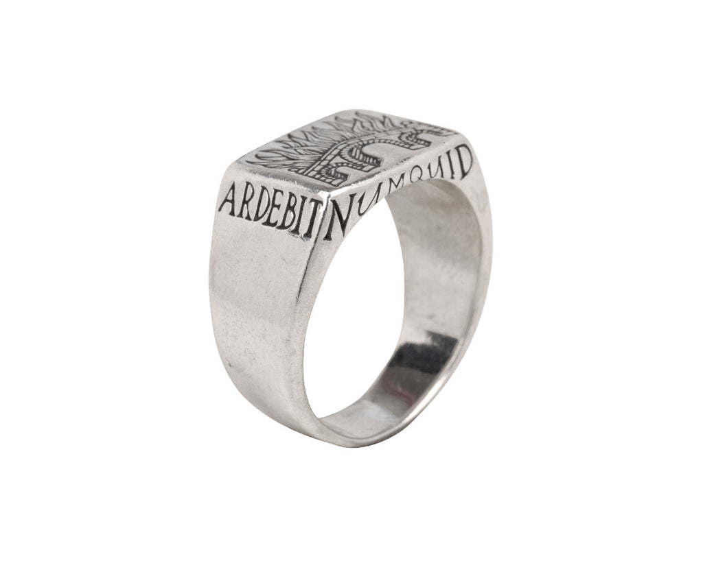 Burning Bridges Signet Ring