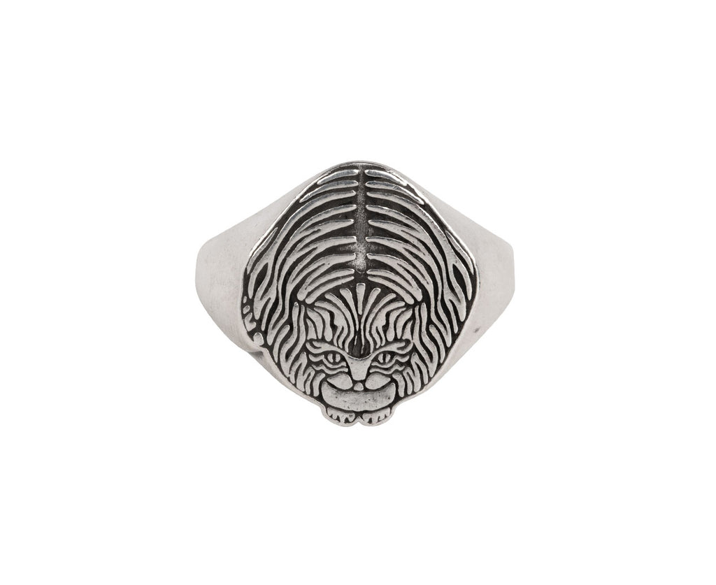 Cat signet ring online