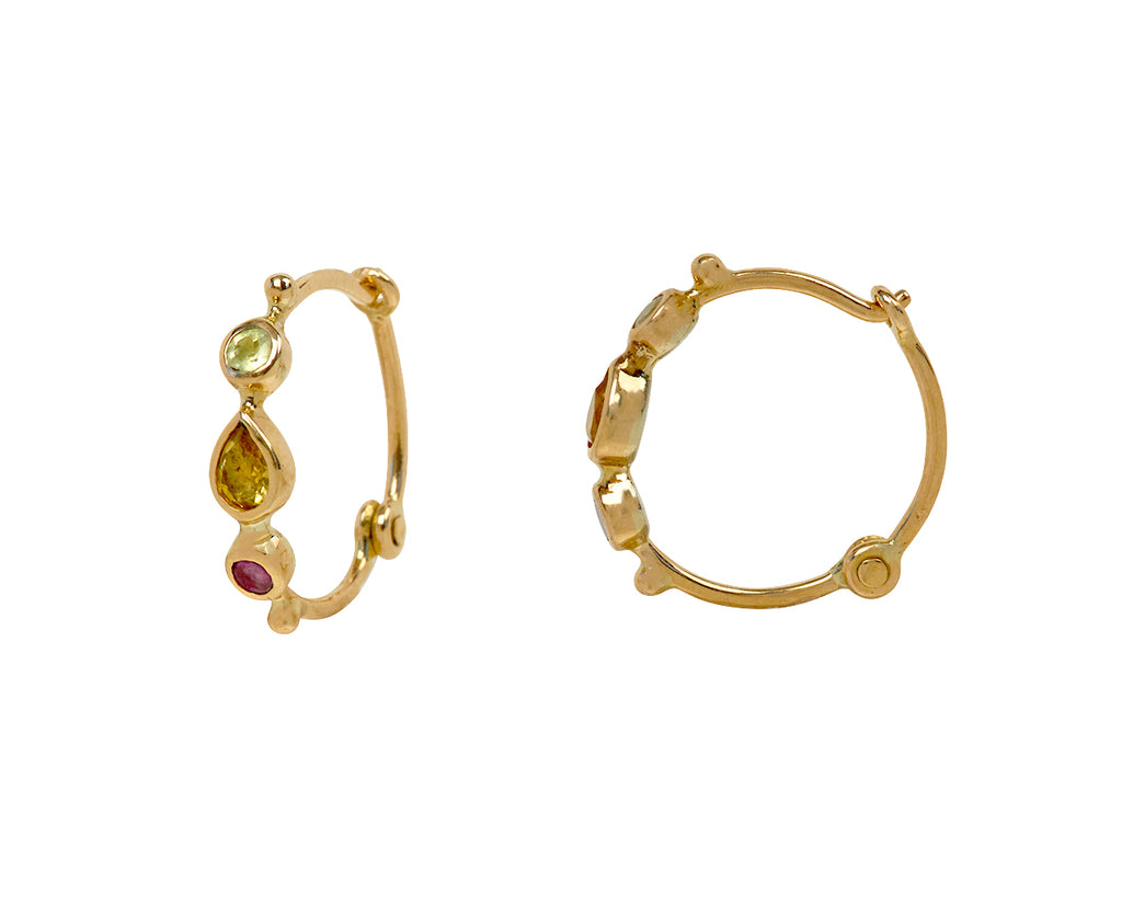 Bo Anneaux Simple Hoop Earrings