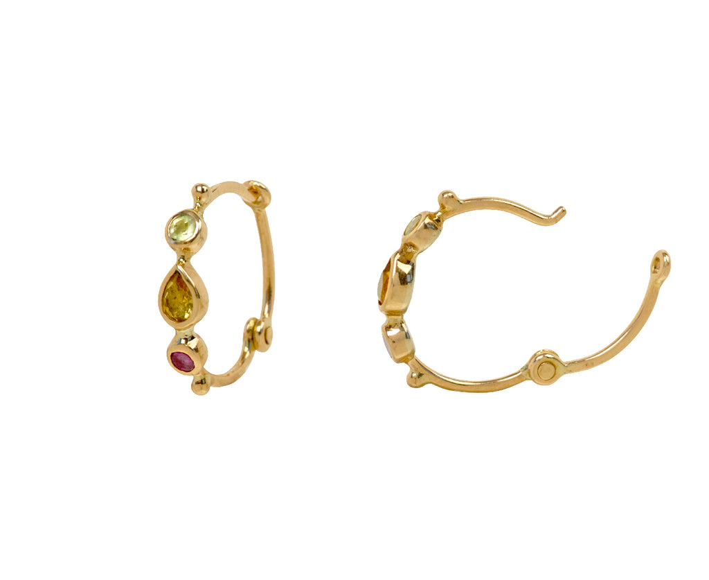 Bo Anneaux Simple Hoop Earrings