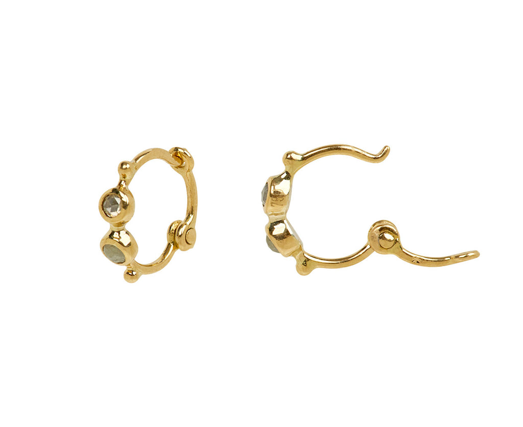 Dorette Bo Anneaux Simple Hoop Earrings - Closure