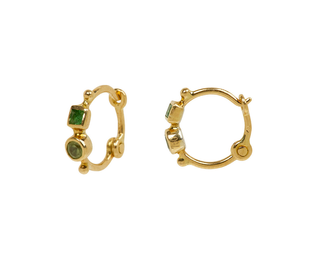 Dorette Bo Anneaux Simple Hoop Earrings - Side View