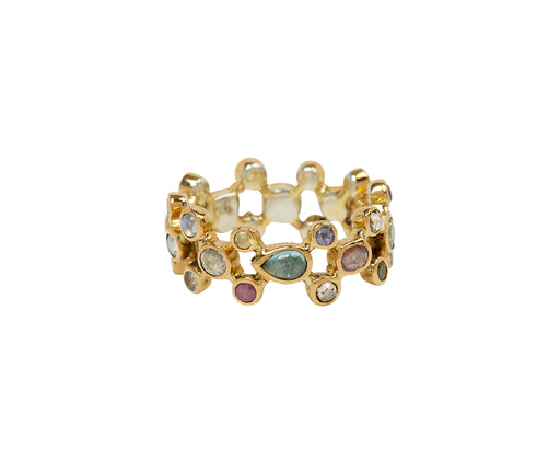 Multi Gem Bague Moucharabieh Ring