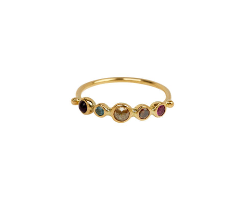 Dorette Multi Gem Bague Simple Ring