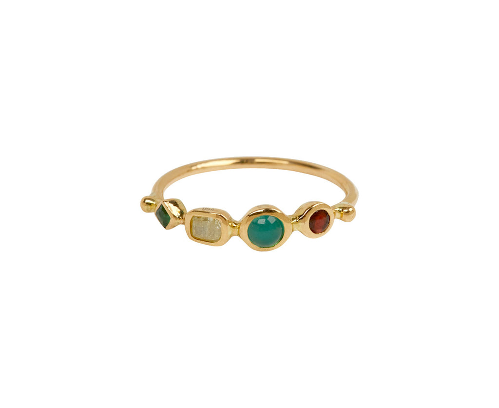 Dorette Multi Gem Bague Simple Ring