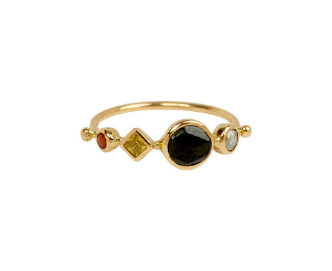 Dorette Multi Gem Bague Simple Ring
