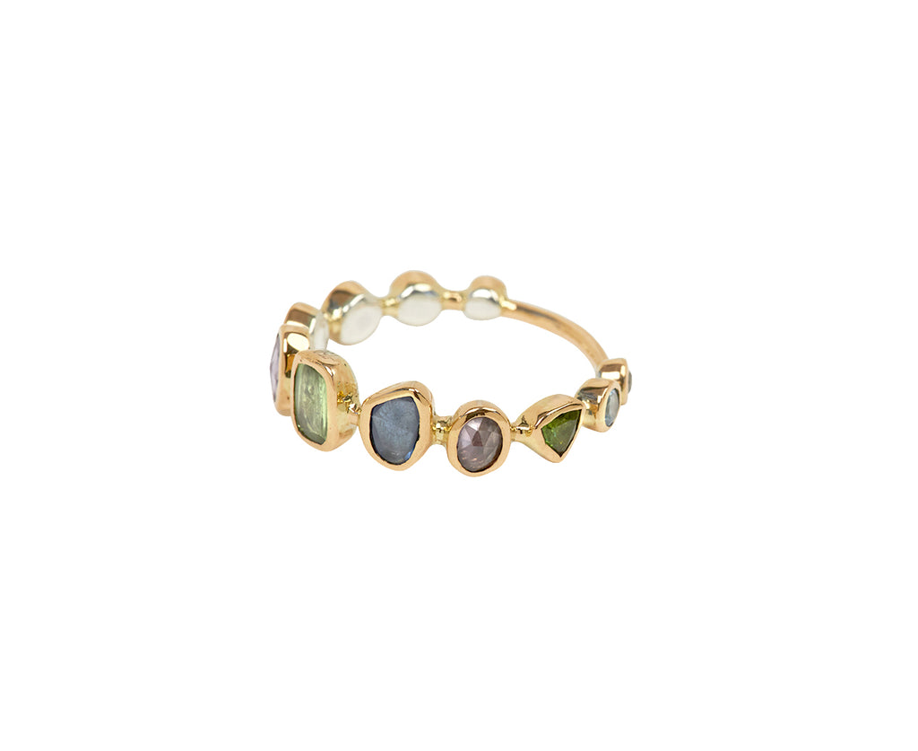 Multi Gem Bague Souriante Ring