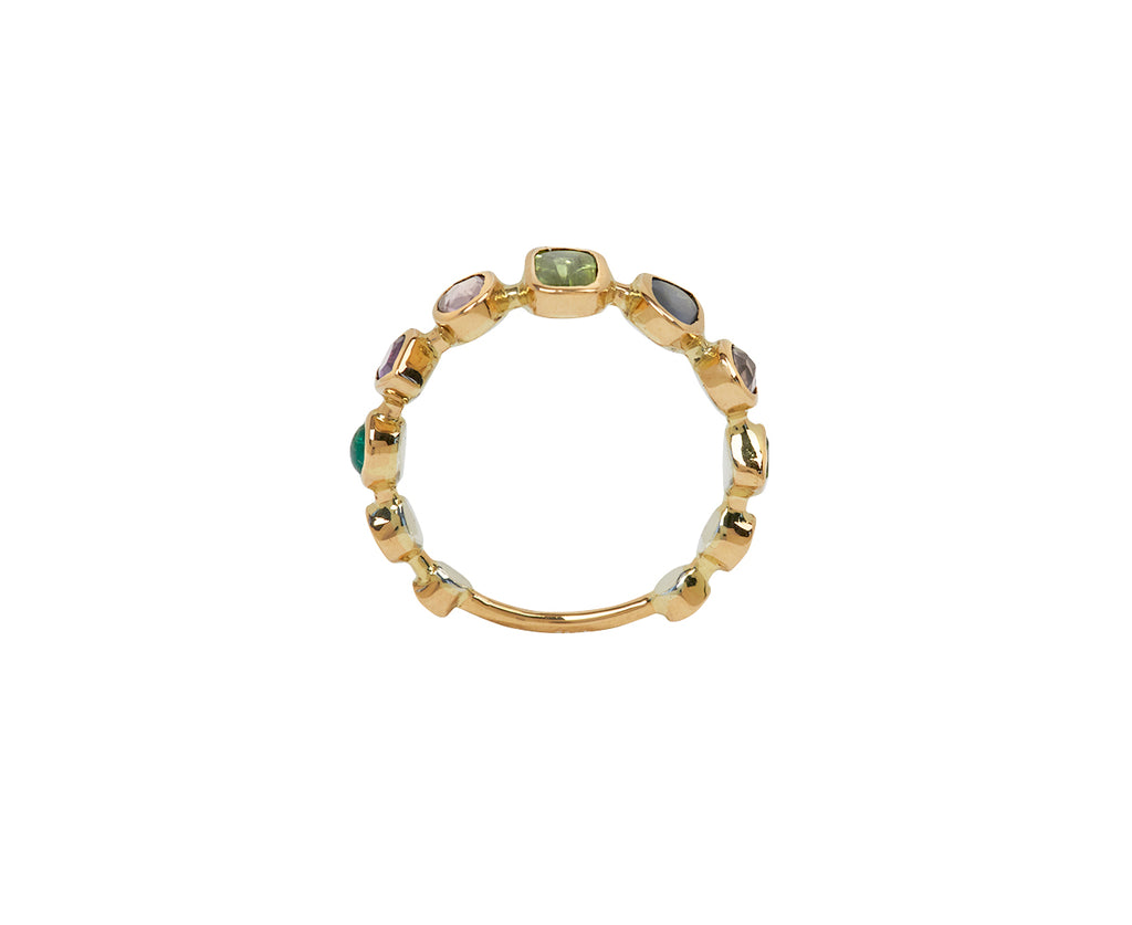 Multi Gem Bague Souriante Ring