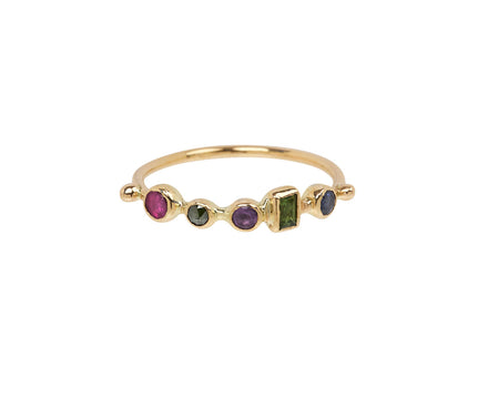 Rainbow Bague Simple Ring