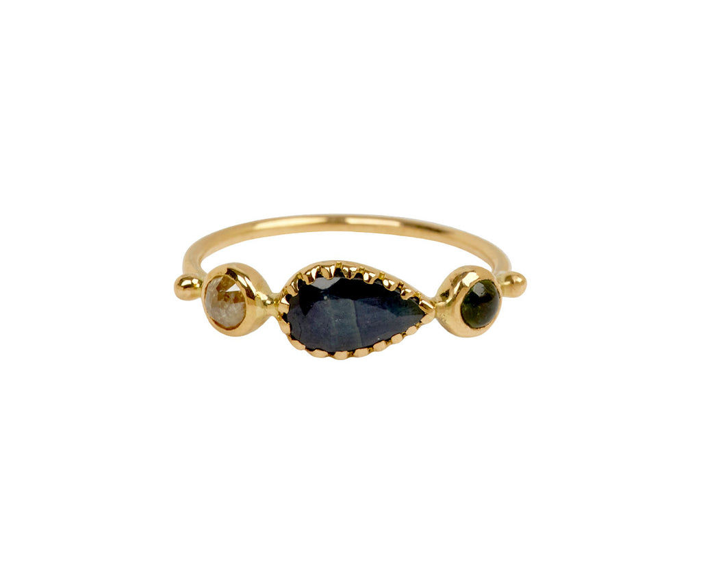 Dorette Multi Gem Bague Simple Ring