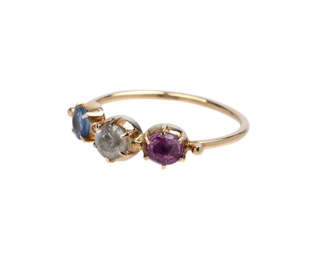 Mixed Sapphire Simple Band