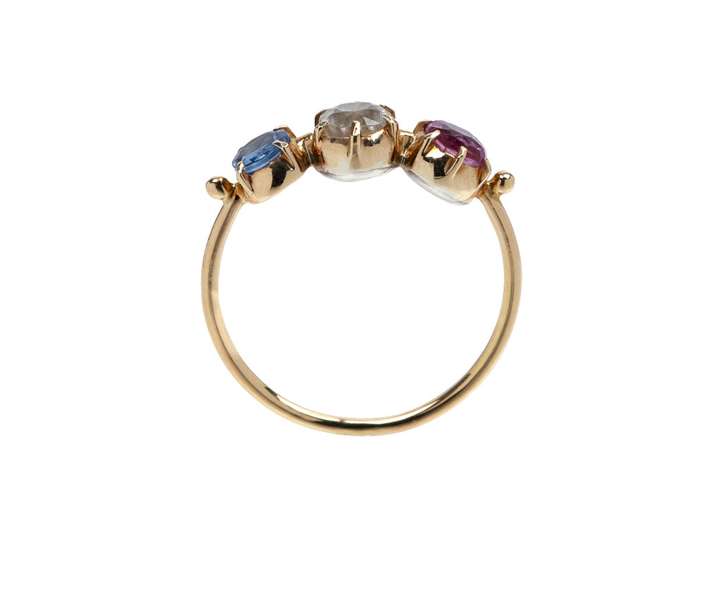 Mixed Sapphire Simple Band