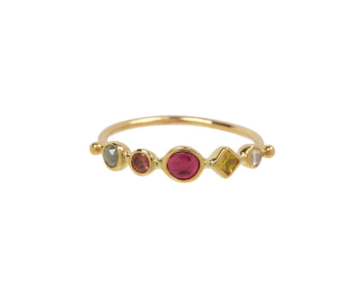 Mixed Gem Simple Ring