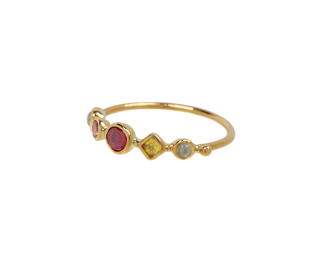 Mixed Gem Simple Ring