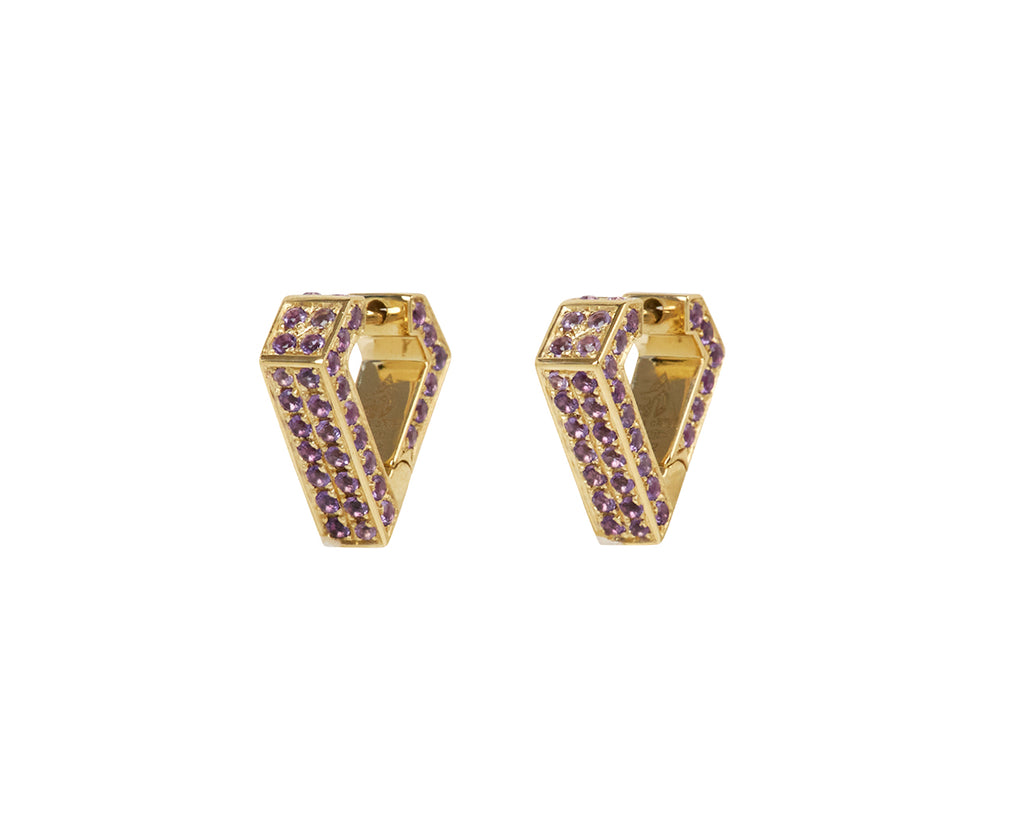 Amethyst Mini Brute Earrings