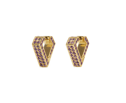 Amethyst Mini Brute Earrings
