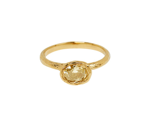 Ellis Mhairi Cameron East-West Grey Diamond Organic Ring