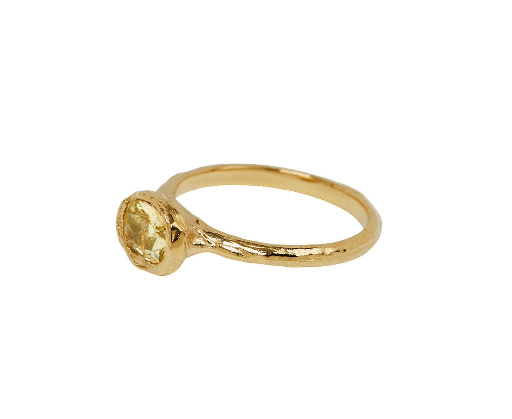 Ellis Mhairi Cameron East-West Grey Diamond Organic Ring - side