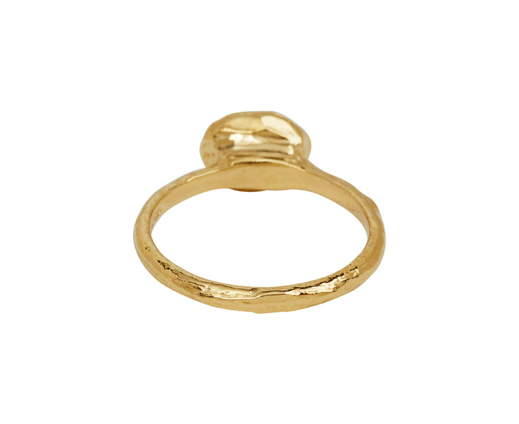 Ellis Mhairi Cameron East-West Grey Diamond Organic Ring - back