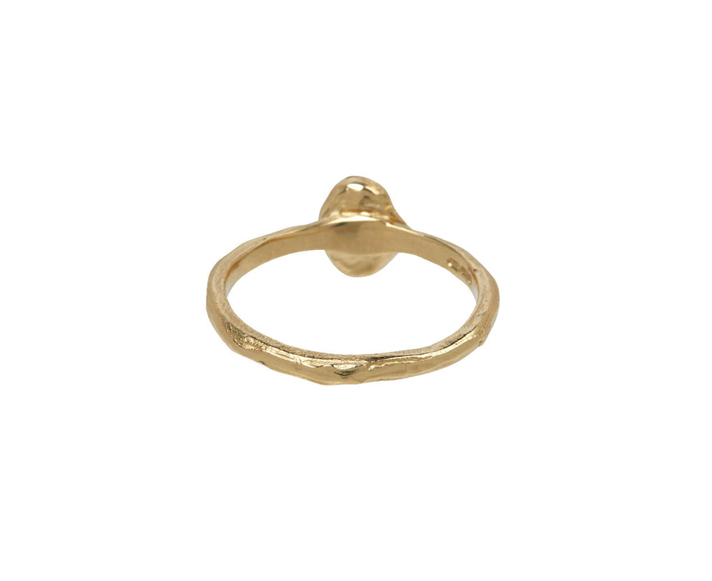 Organic Pink Champagne Diamond Solitaire